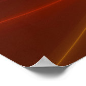 Tanzen mit moderner Abstrakter Fraktal Kunst Poster (Ecke)