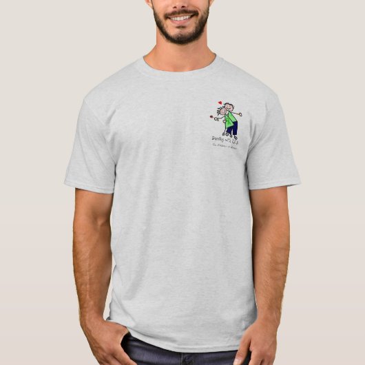 Tanzen mit N.E.D. - Nieren-Krebs T-Shirt (Vorderseite)