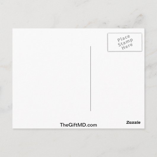 Tanzen mit N.E.D. Ovarialkarzinom Postkarte (Rückseite)