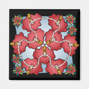 Tanzen mit neun Damen Magnet