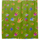 Tanzen mit Wind Springtime.jpg Duschvorhang (Vorderseite)