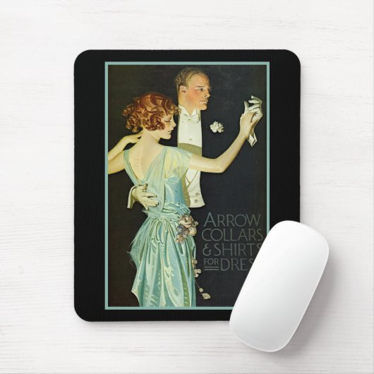 Tanzen-Paar-Pfeil-Shirt-Anzeige Mousepad (Mit Mouse)