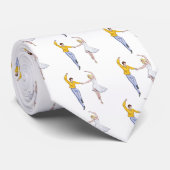 Tanzen-Paare Krawatte (Gerollt)