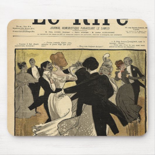 Tanzen-Paare Mousepad (Vorne)