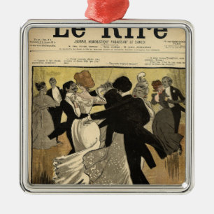 Tanzen-Paare Silbernes Ornament