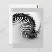 Tanzen-Palmblatt-Postkarte Postkarte (Vorne/Hinten)