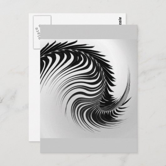 Tanzen-Palmblatt-Postkarte Postkarte (Vorne/Hinten)