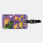 Tanzen Pangolins Gepäckanhänger (Vorderseite horizontal)