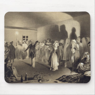 Tanzen-Party bei Kagha-Choura, Dagestan, Platte 55 Mousepad