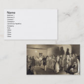 Tanzen-Party bei Kagha-Choura, Dagestan, Platte 55 Visitenkarte (Vorne/Hinten)