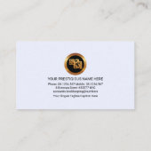 Tanzen Pastelzahlenwelle Visitenkarte (Rückseite)