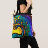 Tanzen-Pfau Tasche (Von Nahem)
