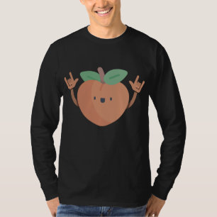 Tanzen Pfirsichfest Sommerfrüchte Lover Tanz Vegan T-Shirt