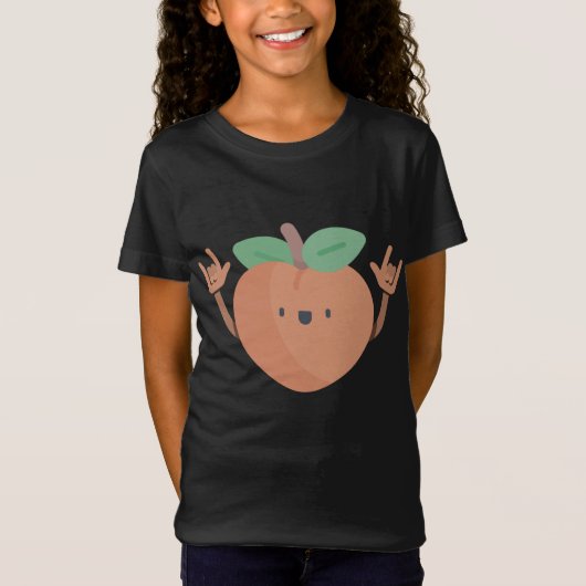 Tanzen Pfirsichfest Sommerfrüchte Lover Tanz Vegan T-Shirt (Vorderseite)