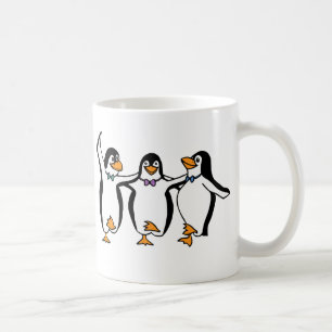 Tanzen-Pinguine Kaffeetasse