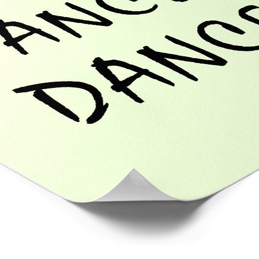 TANZEN! POSTER (Ecke)