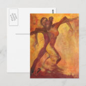 Tanzen Postkarte (Vorne/Hinten)