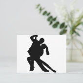 Tanzen Postkarte (Stehend Vorderseite)