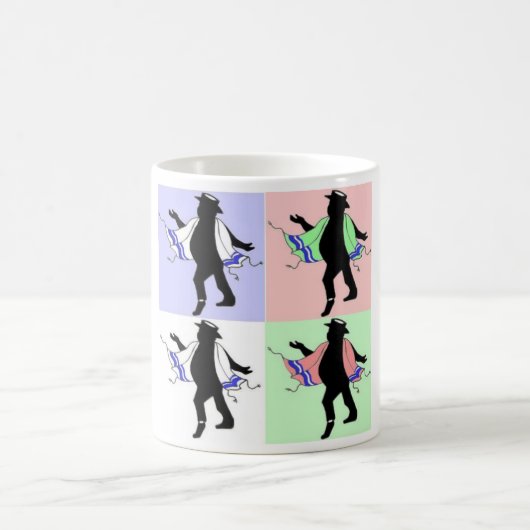 Tanzen-Rabbiner-Art Kaffeetasse (Mittel)