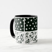 Tanzen-Ratten unter einer Stern-Gefüllten Nacht Tasse (Vorderseite Links)