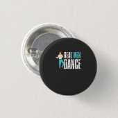 Tanzen - Real Men Dance Button (Vorne & Hinten)