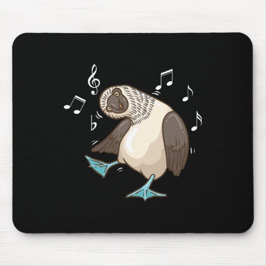 Tanzen S I Blaufüßiger Boo Mousepad (Vorne)