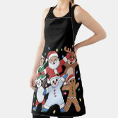 Tanzen Santa Elf und Freunde Schürze (InSitu)