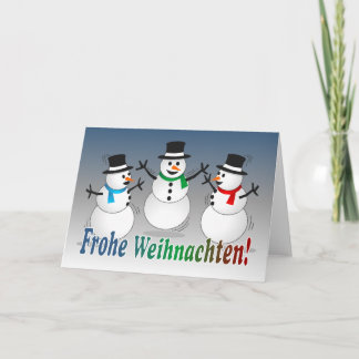 Tanzen-Schneemänner der frohen Weihnachten -