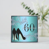 Tanzen-Schuhe - fabelhafte 50. Einladung (Stehend Vorderseite)