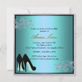 Tanzen-Schuhe - fabelhafte 50. Einladung (Rückseite)