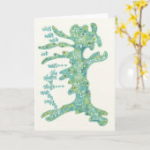 Tanzen seiend Notecard Karte (Gelbe Blume)