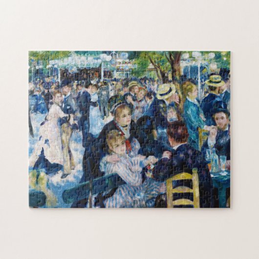 Tanzen Sie bei Moulin de la Galette Auguste Renoir Puzzle (Horizontal)