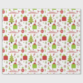 Tanzen Sie dieses WeihnachtsPackpapier Geschenkpapier (Flach)