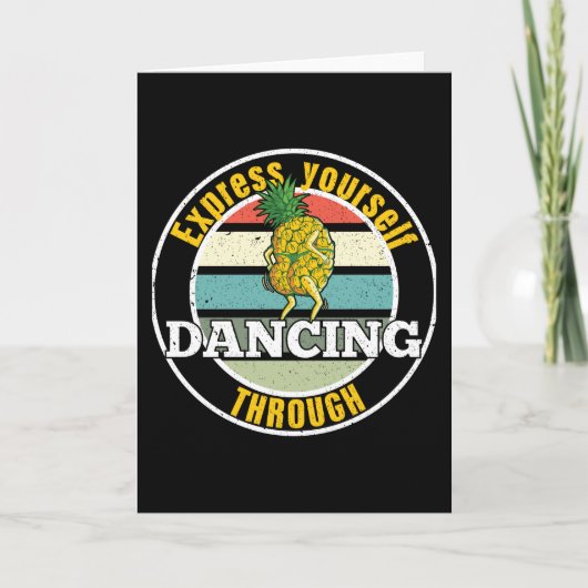 Tanzen Sie sich selbst durch Karte (Vorderseite)