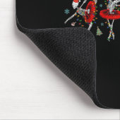 Tanzen Skeleton Ballerina Mousepad (Ecke)