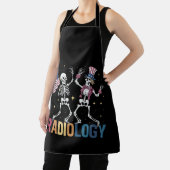Tanzen Skeleton Radiologie Röntgen Tech Patriotic Schürze (InSitu)