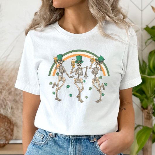 Tanzen Skeletons St. Patrick's Day T-Shirt