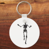 Tanzen-Skelett Schlüsselanhänger (Vorderseite)