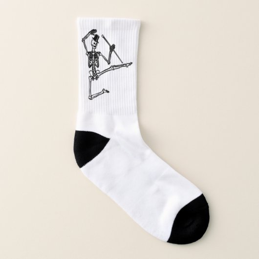 Tanzen-Skelett Socken (Links - Innen)