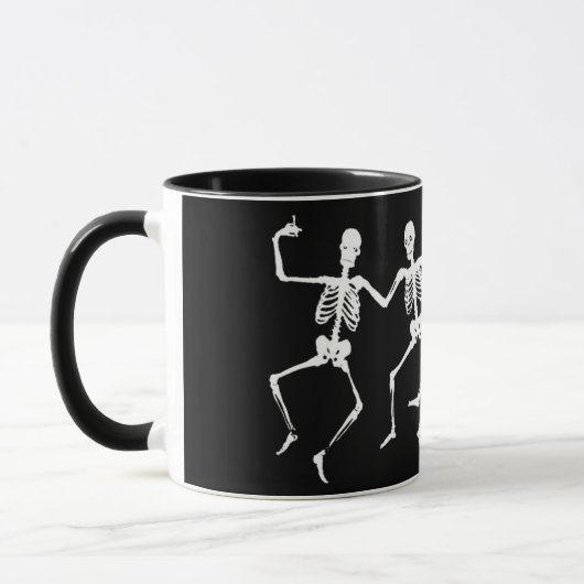 Tanzen-Skelett-Tasse Tasse (Links)
