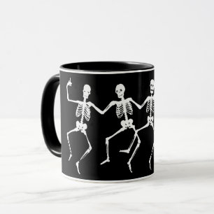 Tanzen-Skelett-Tasse Tasse