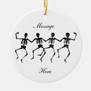 Tanzen-Skelette Halloween Thunder_Cove Keramik Ornament