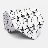 Tanzen-Skelette Halloween Thunder_Cove Krawatte (Gerollt)