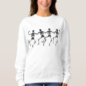 Tanzen-Skelette Halloween Thunder_Cove Sweatshirt (Vorderseite)