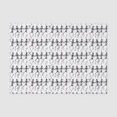 Tanzen-Skelette Seidenpapier (Vorderseite)