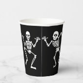Tanzen Skeletts Halloween Paper Cups Pappbecher (Rechts)