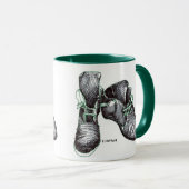 Tanzen-Stiefel Tasse (VorderseiteRechts)