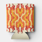 Tanzen Sunburst Pop der Abstrakten Kunst Dosenkühler (Rückseite)