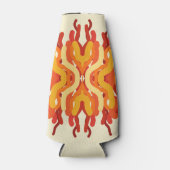 Tanzen Sunburst Pop der Abstrakten Kunst Flaschenkühler (Vorderseite)