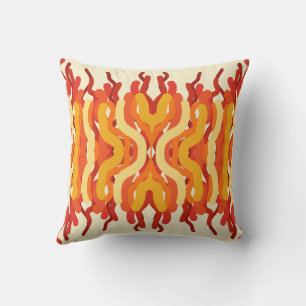 Tanzen Sunburst Pop der Abstrakten Kunst Kissen